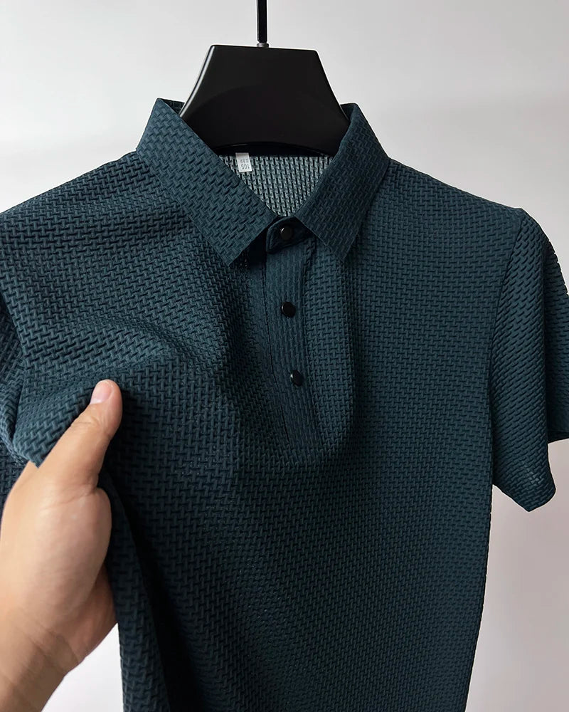 Men's Short Sleeve Cool and Breathable POLO Shirt