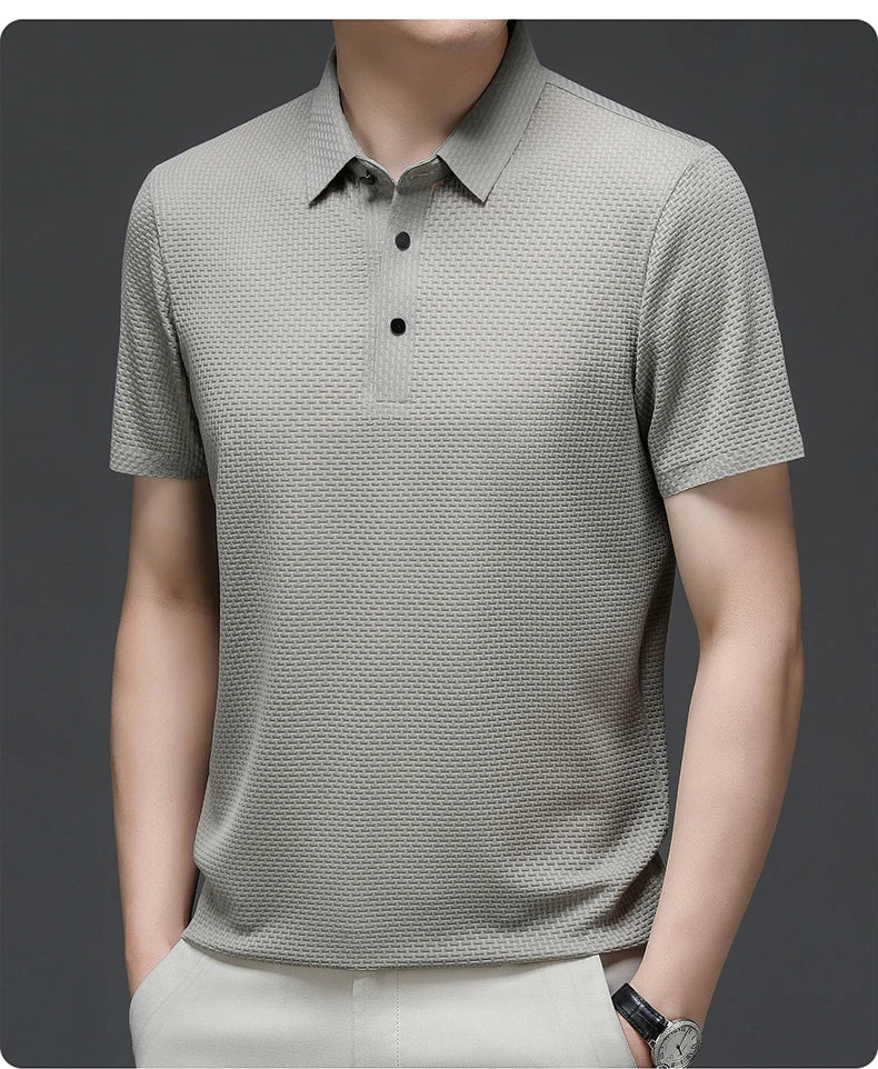 Men's Short Sleeve Cool and Breathable POLO Shirt