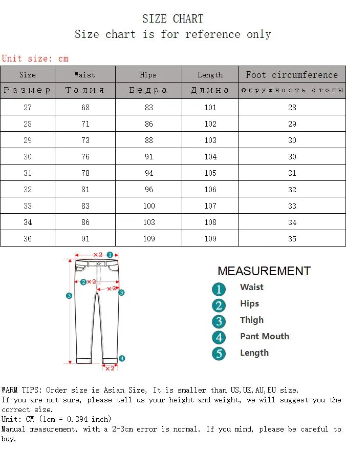 2024 New Men's Cotton Business Casual Skinny Jeans Trendy Fashionable Stretch Straight Slim Denim Trousers Male Blue Grey