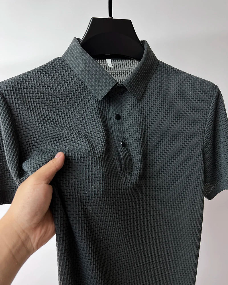 Men's Short Sleeve Cool and Breathable POLO Shirt