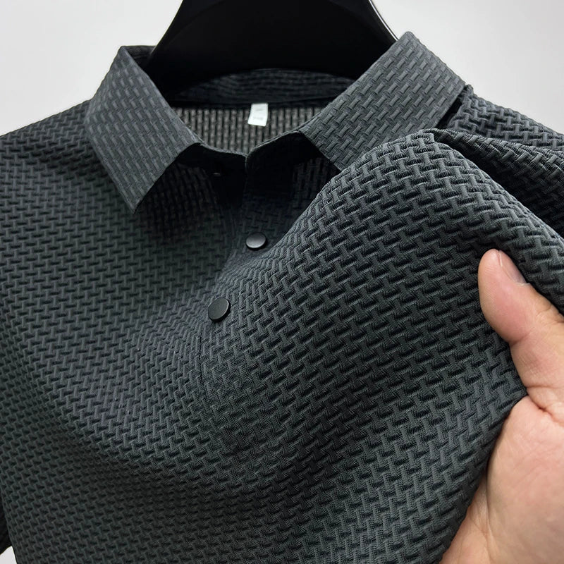 Men's Short Sleeve Cool and Breathable POLO Shirt