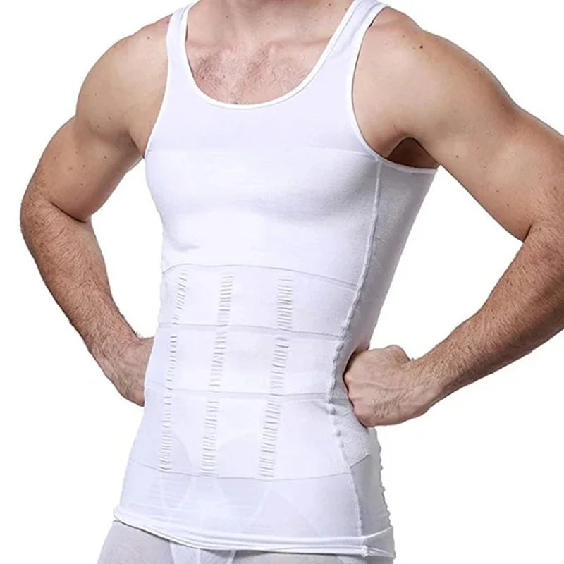 Men Shapewear Undershirt Slimming Belly Shapewear Tummy Control