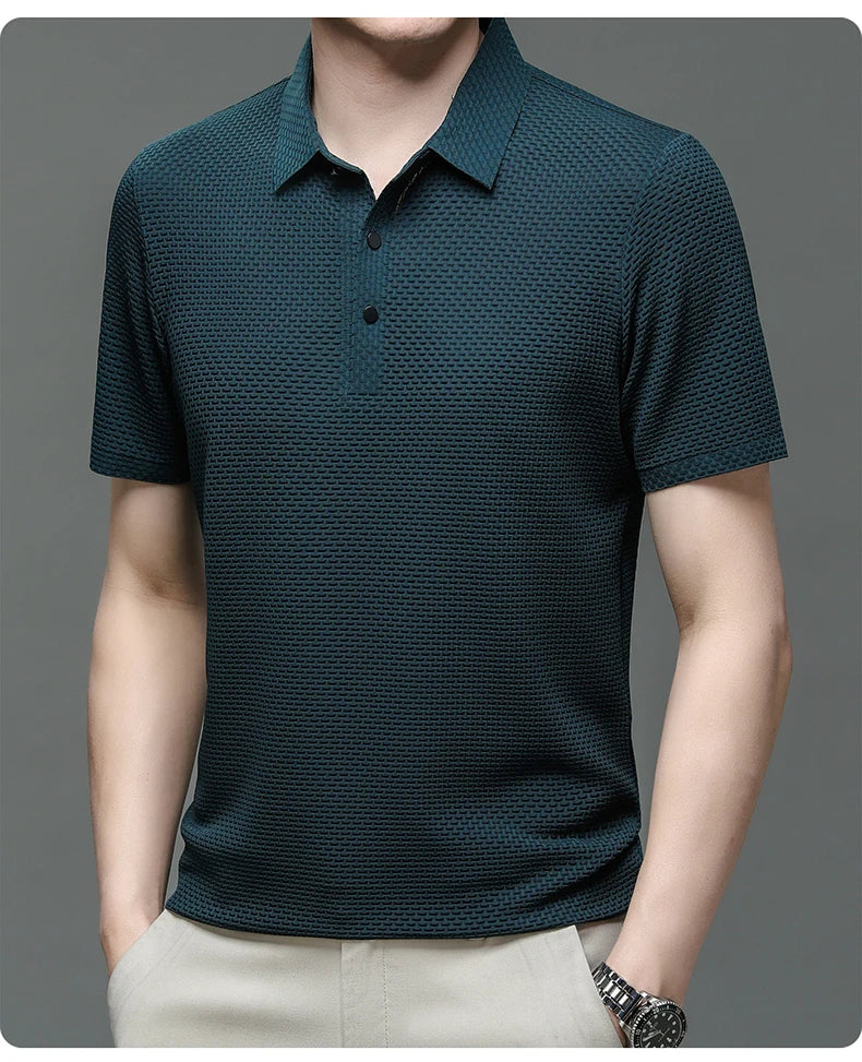 Men's Short Sleeve Cool and Breathable POLO Shirt