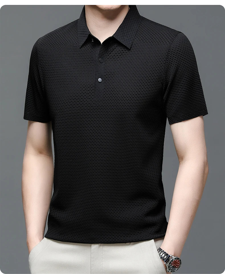 Men's Short Sleeve Cool and Breathable POLO Shirt