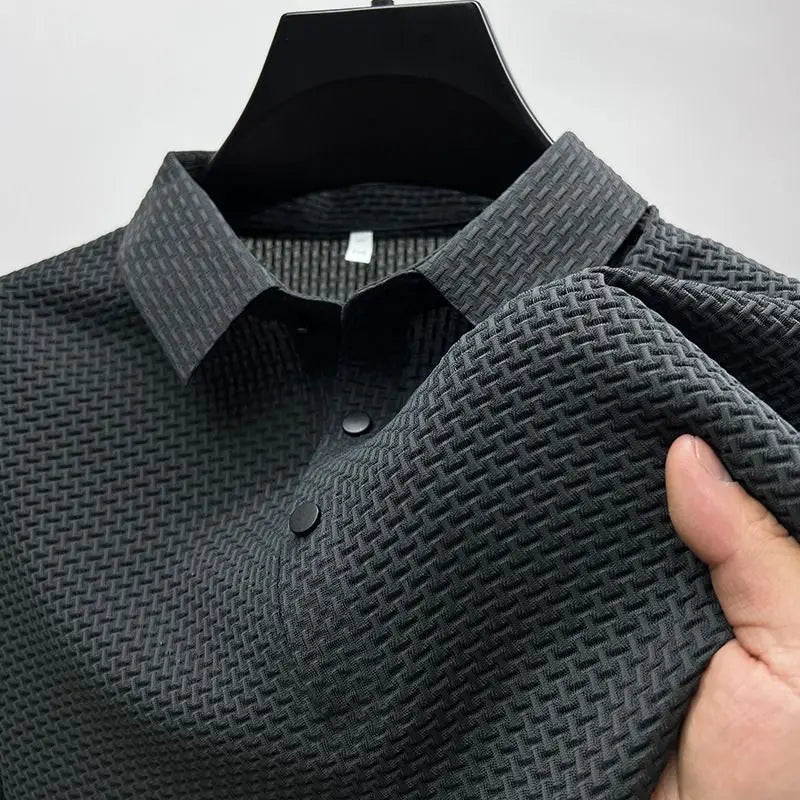 Men's Short Sleeve Cool and Breathable POLO Shirt