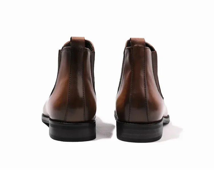 New Classic Retro Style Men Boots Autumn Winter Men Boots Elegantes Fashion Design Men Shoes Comfortable Soft Warm Chelsea Boots
