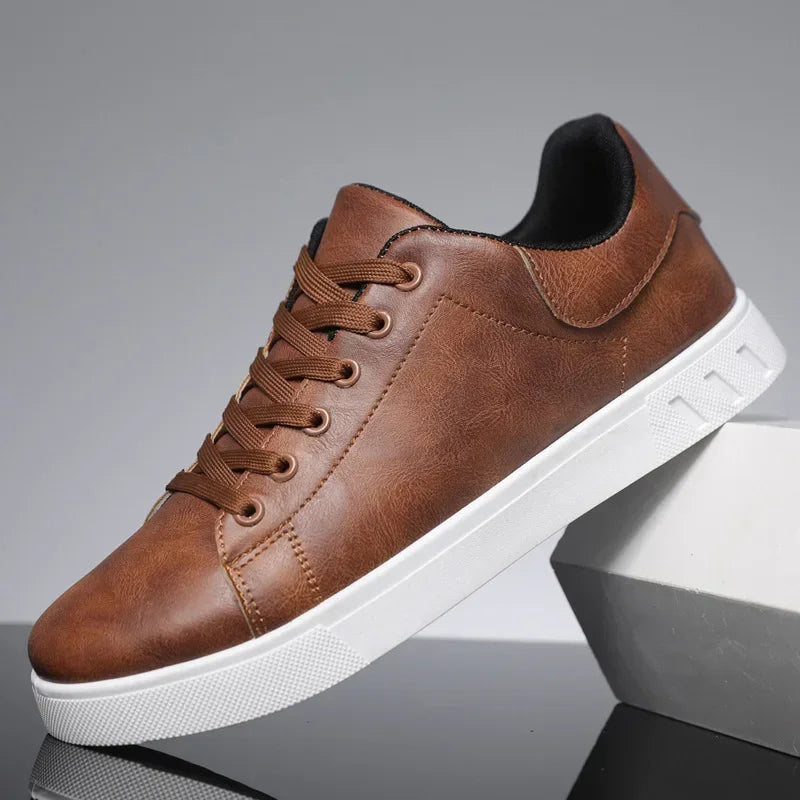 British Leather Sneakers Flats Shoes Classic