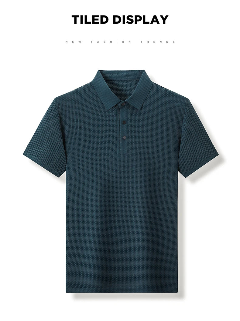 Men's Short Sleeve Cool and Breathable POLO Shirt