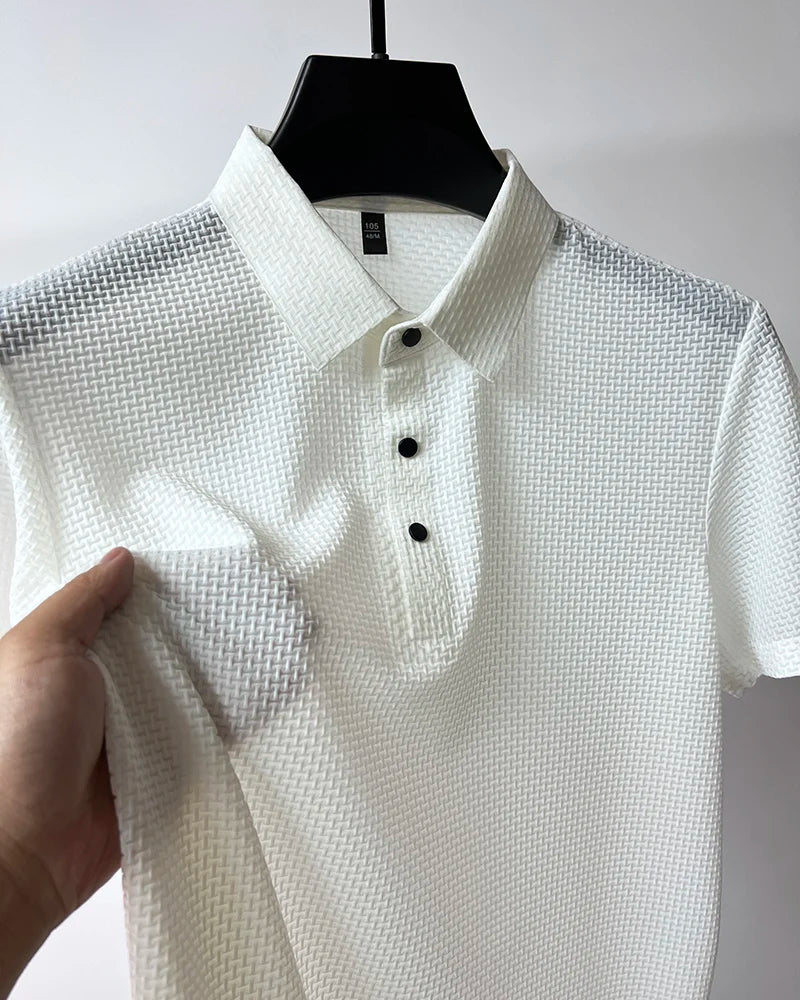 Men's Short Sleeve Cool and Breathable POLO Shirt