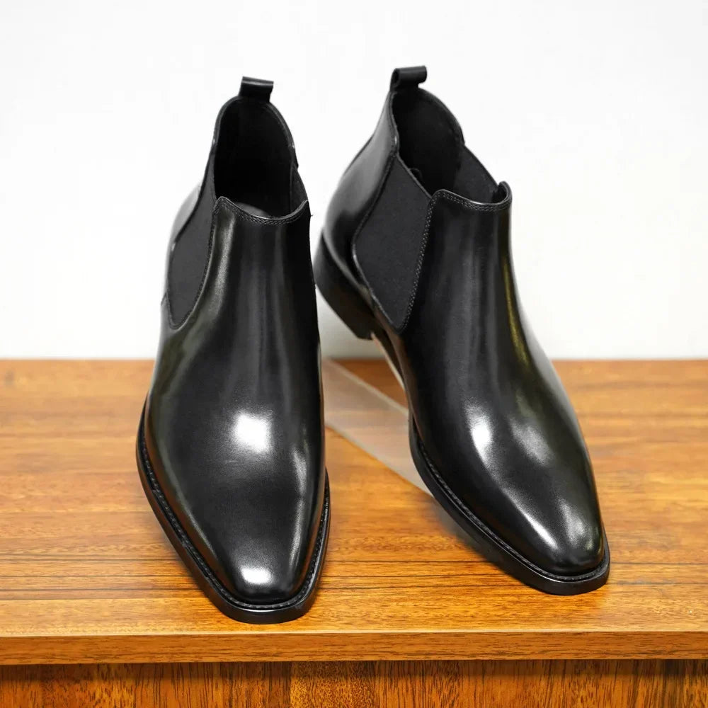 New Classic Retro Style Men Boots Autumn Winter Men Boots Elegantes Fashion Design Men Shoes Comfortable Soft Warm Chelsea Boots