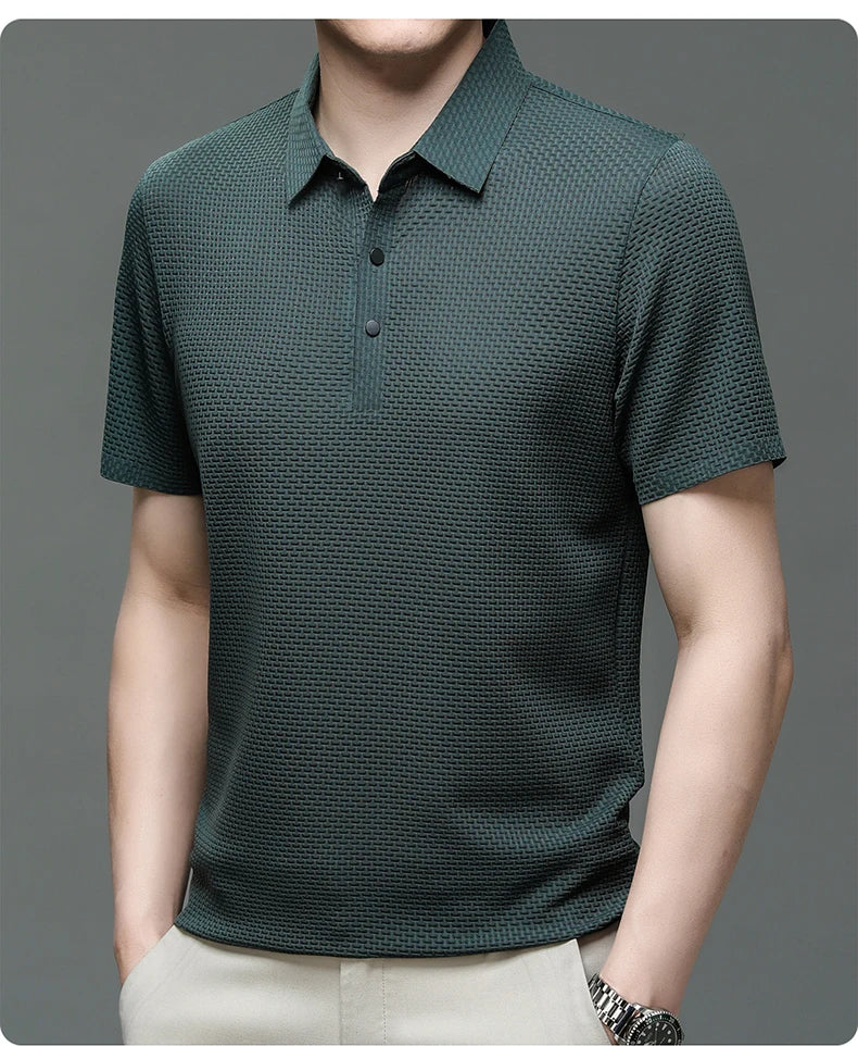 Men's Short Sleeve Cool and Breathable POLO Shirt