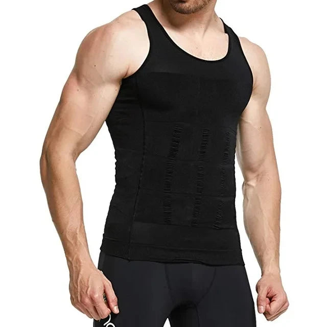 Men Shapewear Undershirt Slimming Belly Shapewear Tummy Control