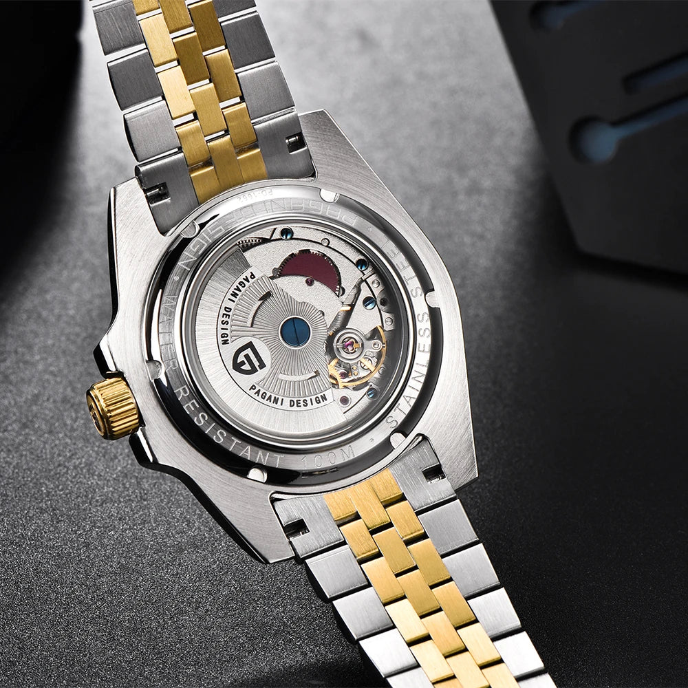 2026 PAGANI DESIGN New PD-1662 V5 Men Mechanical Watches Luxury Ceramic Bezel Automatic Watch 100M Waterproof GMT Watch for Men