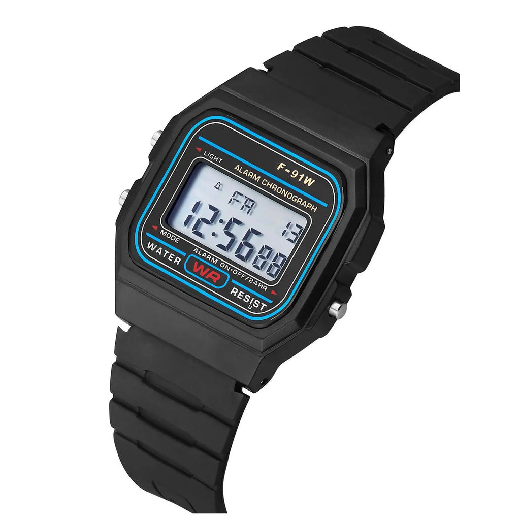 Luxury LED Digital Watches for Men Stainless Steel Gold Sliver Electronic Watch Fashion Business Mens Watch Relogios Masculino