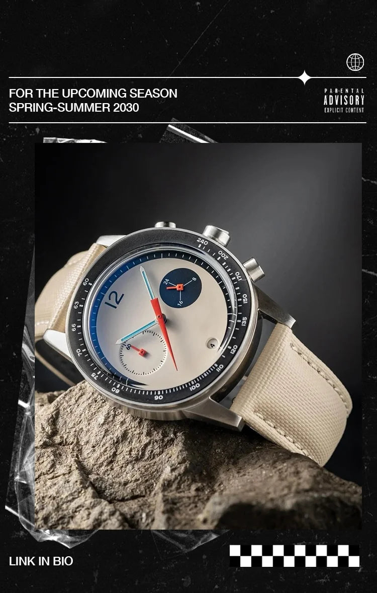 CILOA2025 new simple watch men's light luxury gift high quality quartz watch brand genuine waterproof men's watch