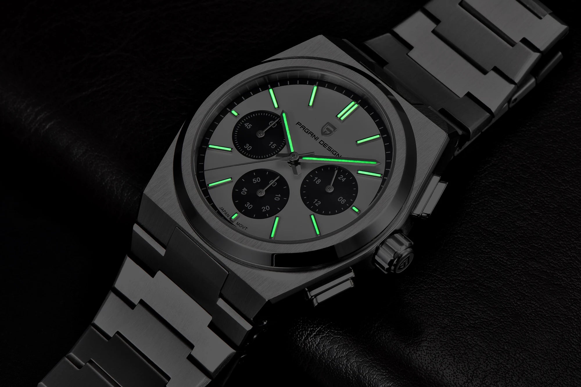 PAGANI DESIGN 2024 New Men Watches Quartz Business Watches VK63 Mens Clock Top Brand Luxury Watch Men Chronograph Watch for Men