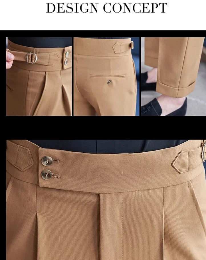 Navy Men's Suit Pants, White Black Trousers, Gray Khaki Pantalones Hombre Fashion Slim Male Pant, 28 29 30 31 32 33 34 36