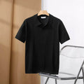 Men Slim Fit Polo Shirts Solid Stretch Sexy Collared TShirt Fashion Trendy Cotton Casual Top Summer Clothes Comfortable Stretchy