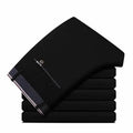 Black Suit Pants for Men Spring and Autumn Stretchy and Non-Ironing Office Trousers Slim Fit Formal Pants for Men Dress Pants