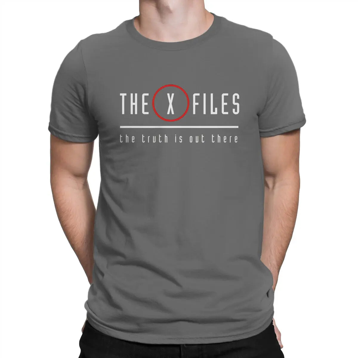 Men's T-Shirts The Truth Is Out There Crazy 100% Cotton Tee Shirt Short Sleeve The X Files T Shirt Crewneck Tops New Arrival
