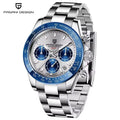 PAGANI DESIGN V2 40MM Classic Fashion Business Quartz Watch Multi Time Zone Chronograph Sapphire Glass Quartz Watches for men