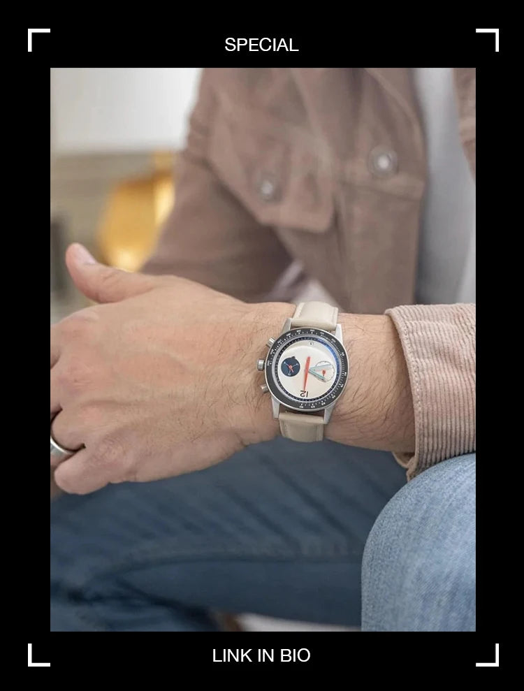 CILOA2025 new simple watch men's light luxury gift high quality quartz watch brand genuine waterproof men's watch