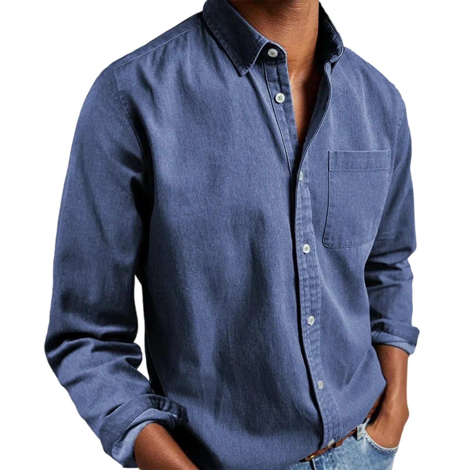 Men s Long Sleeve Plaid Button Down Shirt Casual  Fit Flannel Checkered Shirts for Fall Streetwear Fashion