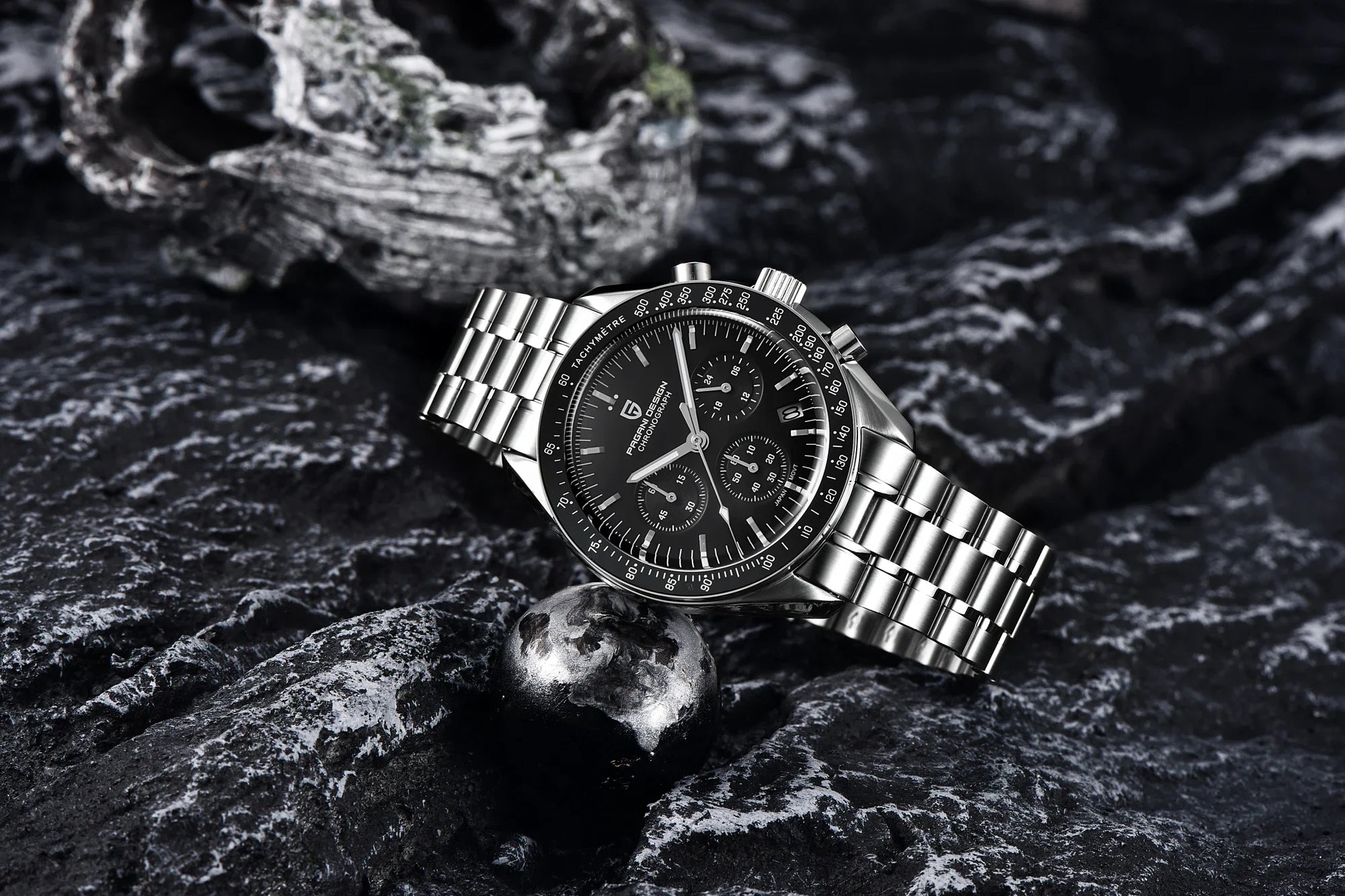 2026 New PAGANI DESIGN Moon V6 Men's Watches Luxury Quartz Watch For Man Chronograph VK63 Men Gift AR Sapphire Mirror Luminous