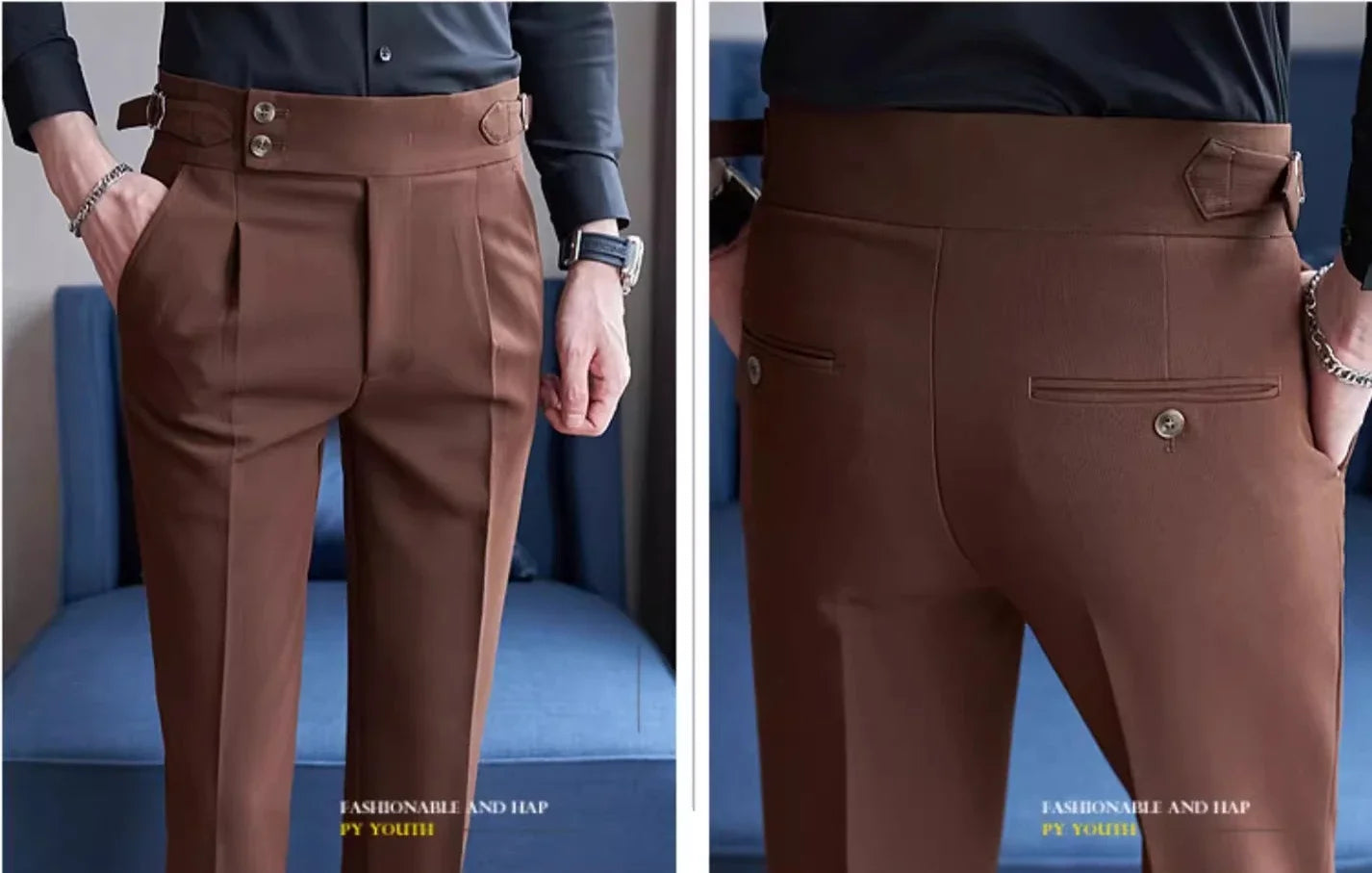 Navy Men's Suit Pants, White Black Trousers, Gray Khaki Pantalones Hombre Fashion Slim Male Pant, 28 29 30 31 32 33 34 36
