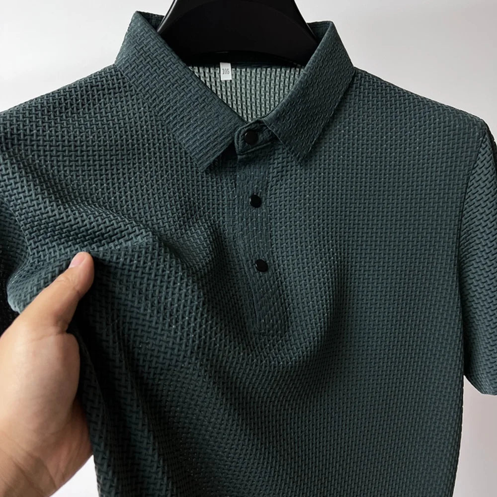 Men's Short Sleeve Cool and Breathable POLO Shirt