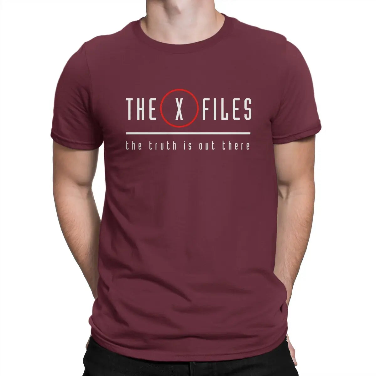 Men's T-Shirts The Truth Is Out There Crazy 100% Cotton Tee Shirt Short Sleeve The X Files T Shirt Crewneck Tops New Arrival