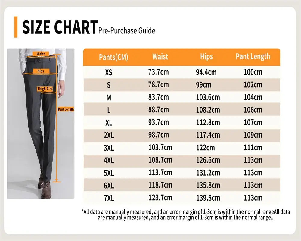 Autumn Winter Man Elastic Pants Knitted Herringbone Straight Leg Trousers Business Casual Banquet Men's Suit Pants
