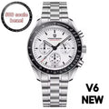 2026 New PAGANI DESIGN Moon V6 Men's Watches Luxury Quartz Watch For Man Chronograph VK63 Men Gift AR Sapphire Mirror Luminous