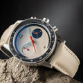 Genuine leather waterproof men's watch
