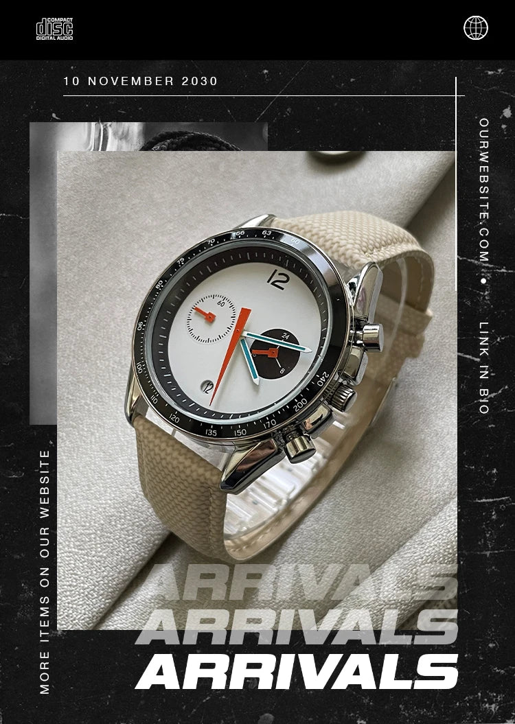 CILOA2025 new simple watch men's light luxury gift high quality quartz watch brand genuine waterproof men's watch