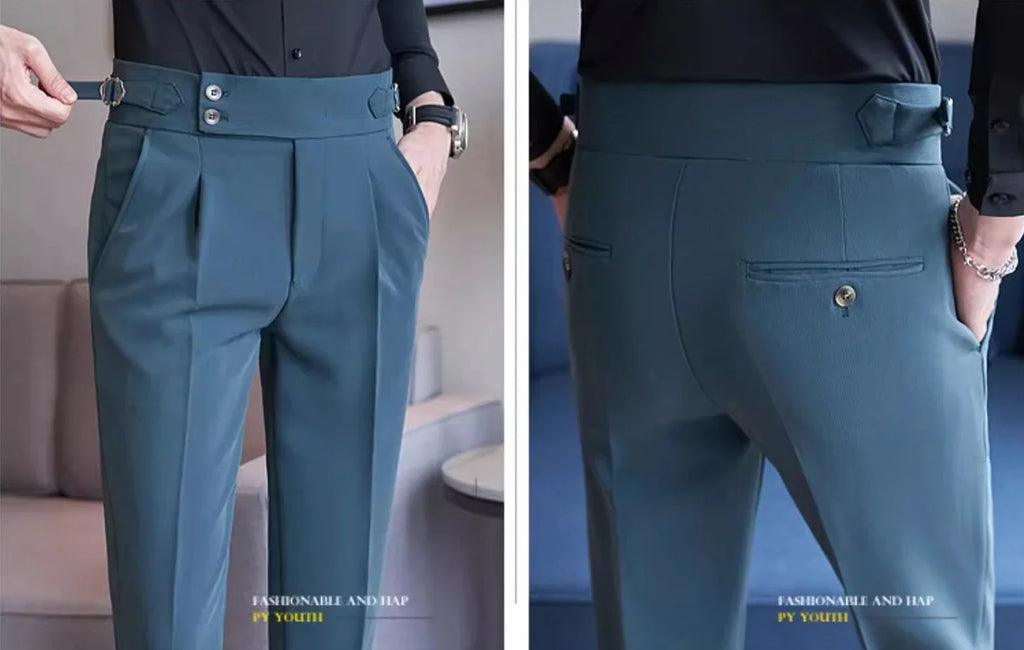 Navy Men's Suit Pants, White Black Trousers, Gray Khaki Pantalones Hombre Fashion Slim Male Pant, 28 29 30 31 32 33 34 36
